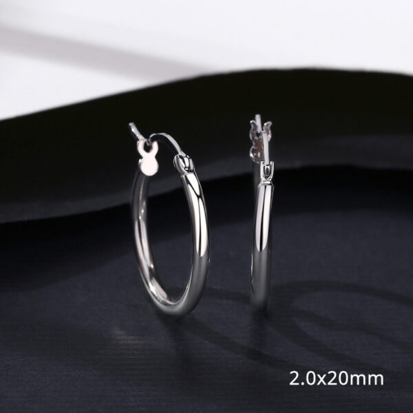 Hollow Earring S925 Silver Earring Ins Wind - Image 4