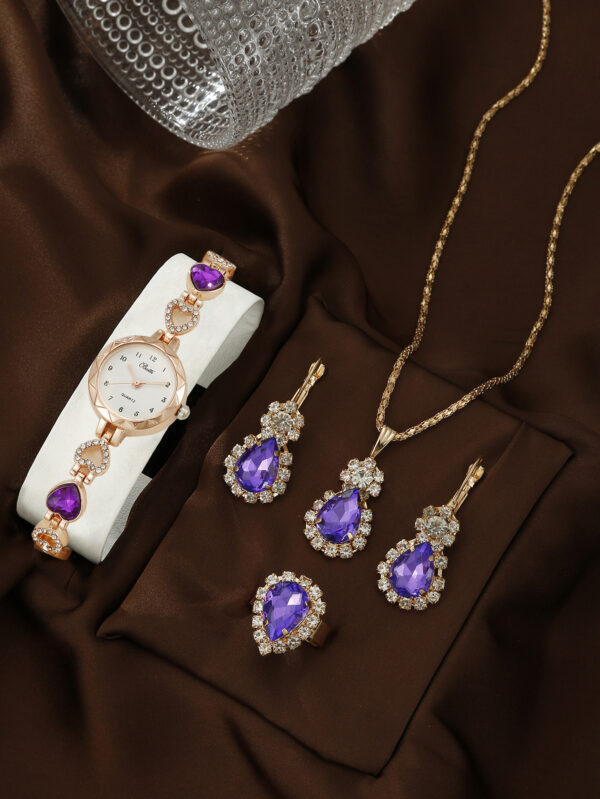 Women's Simple Disc Light Luxury Quartz Bracelet Jewelry Watch - Image 3