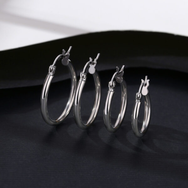 Hollow Earring S925 Silver Earring Ins Wind - Image 3