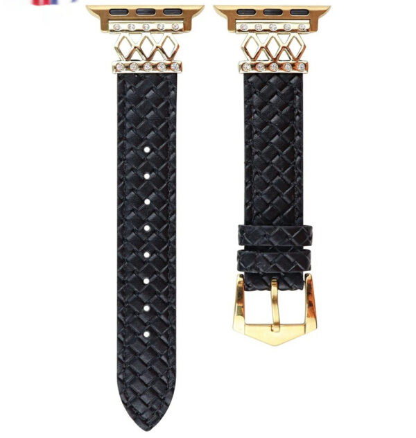 Watch Diamond Design Classic Style Genuine Leather Women's Watch Strap - Image 10