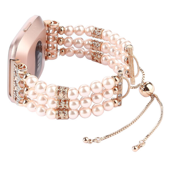 Pearl Strap Jewelry Stretch Bracelet Wristband - Image 4