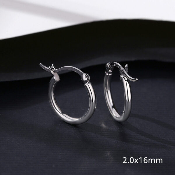 Hollow Earring S925 Silver Earring Ins Wind - Image 6