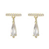 Simple Bright One Word Earring Temperament Earring - Image 2