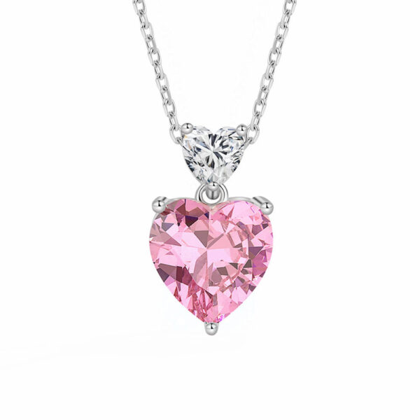 Diamond Heart-shaped Crystal Pendant Women's Fashion - Image 2