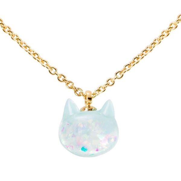 Cute Starry Cat Small Pendant Necklace - Image 5