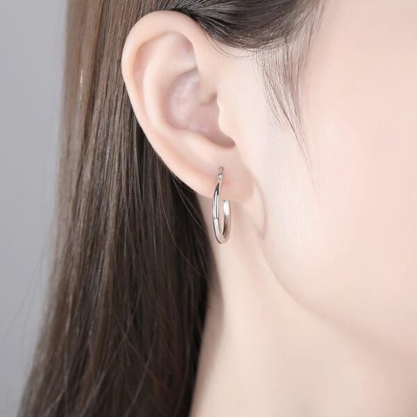 Hollow Earring S925 Silver Earring Ins Wind