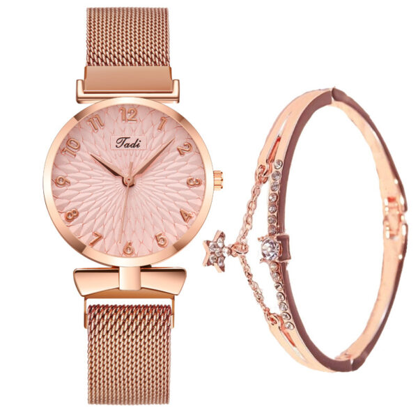 Suit Women's Quartz Watch With Bracelet - Image 3