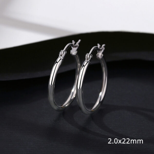 Hollow Earring S925 Silver Earring Ins Wind - Image 5